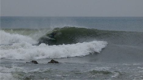 Big waves at Westward Ho!