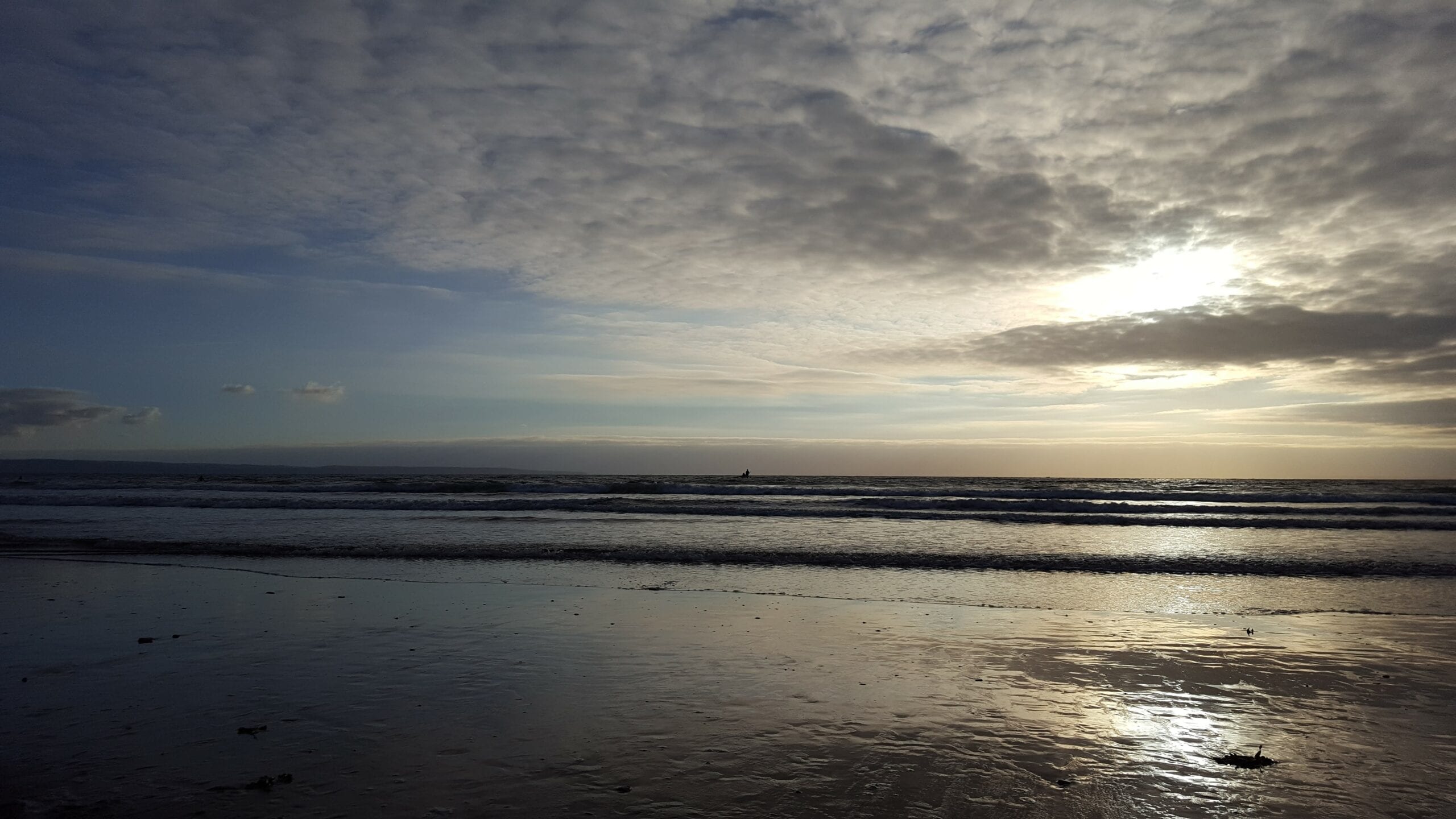 Sunsetting over Saunton Sands