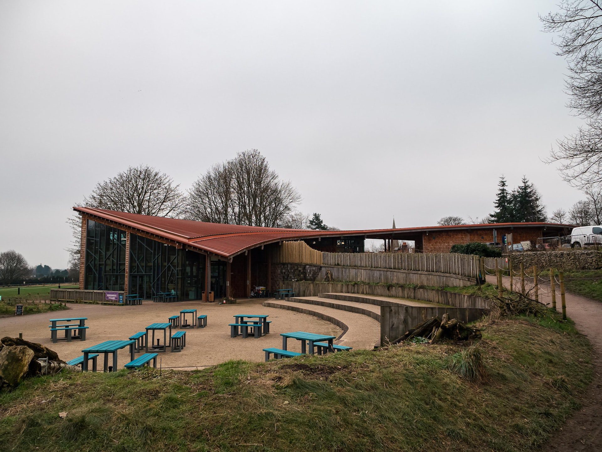 Sherwood pines centre at the start of the mountain biking